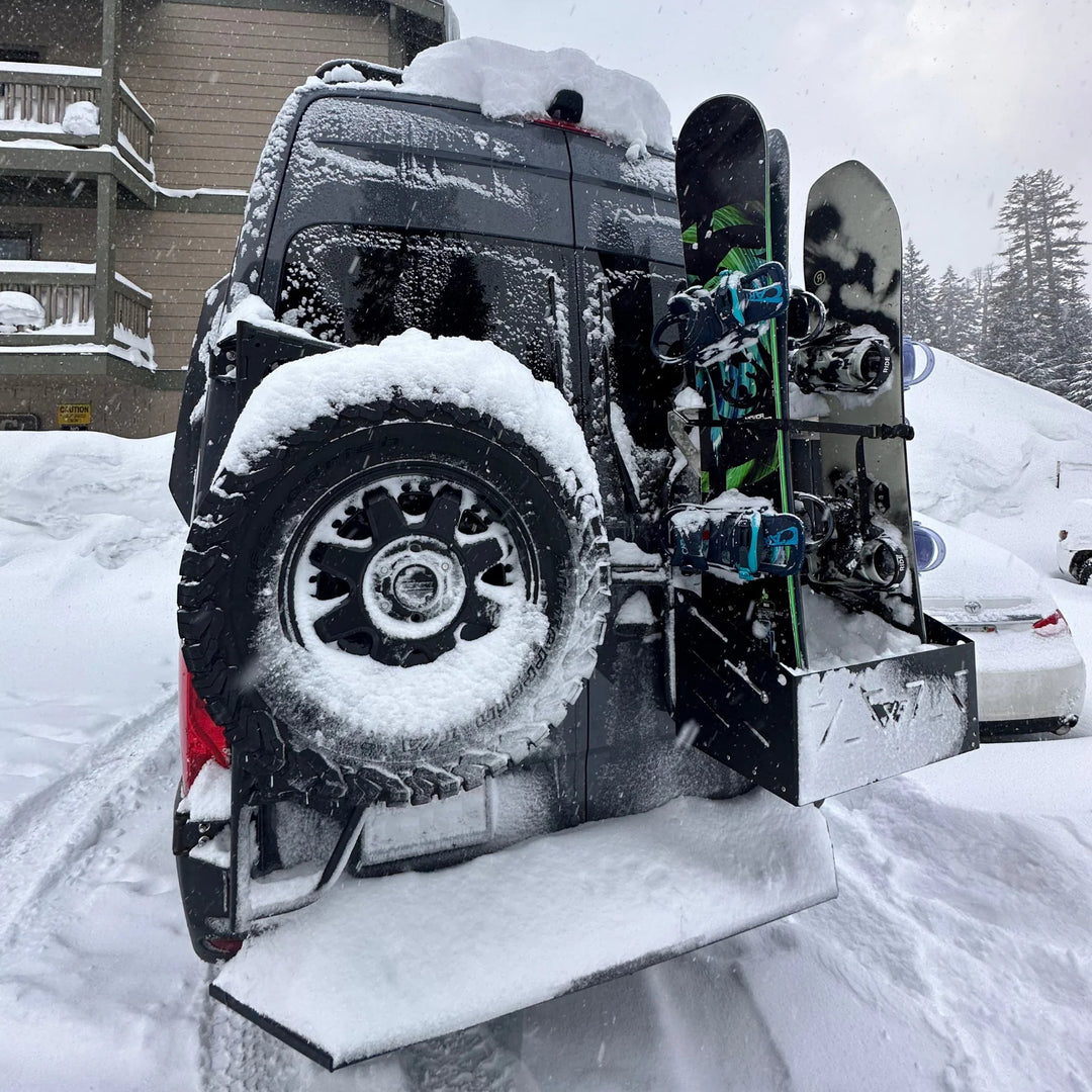 Vanspeed - Sprinter Mule Carrier Gondola Rack (Ski & Snowboard Rack)