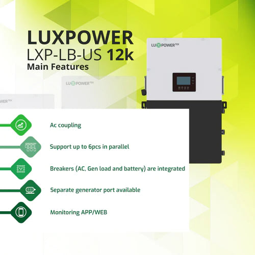 Luxpower LXP-LB-US 12k Hybrid Inverter | All-In-One Solar Inverter