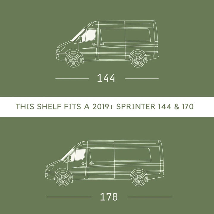 Vanspeed - Sprinter 2019+ Headliner Shelf
