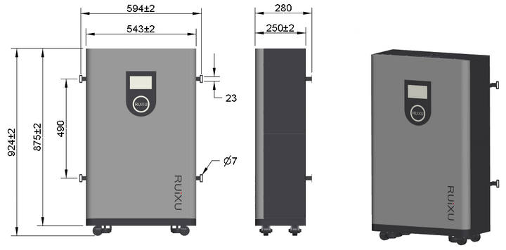 RUiXU Lithi2-16 LiFePO4 Battery Energy Storage