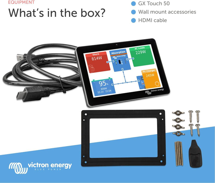 Victron GX Touch 50 Display screen for Cerbo GX
