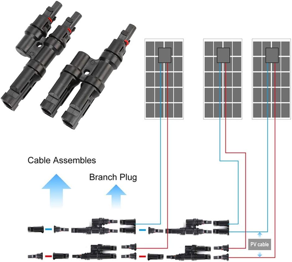2-to-1 MC4 Connector