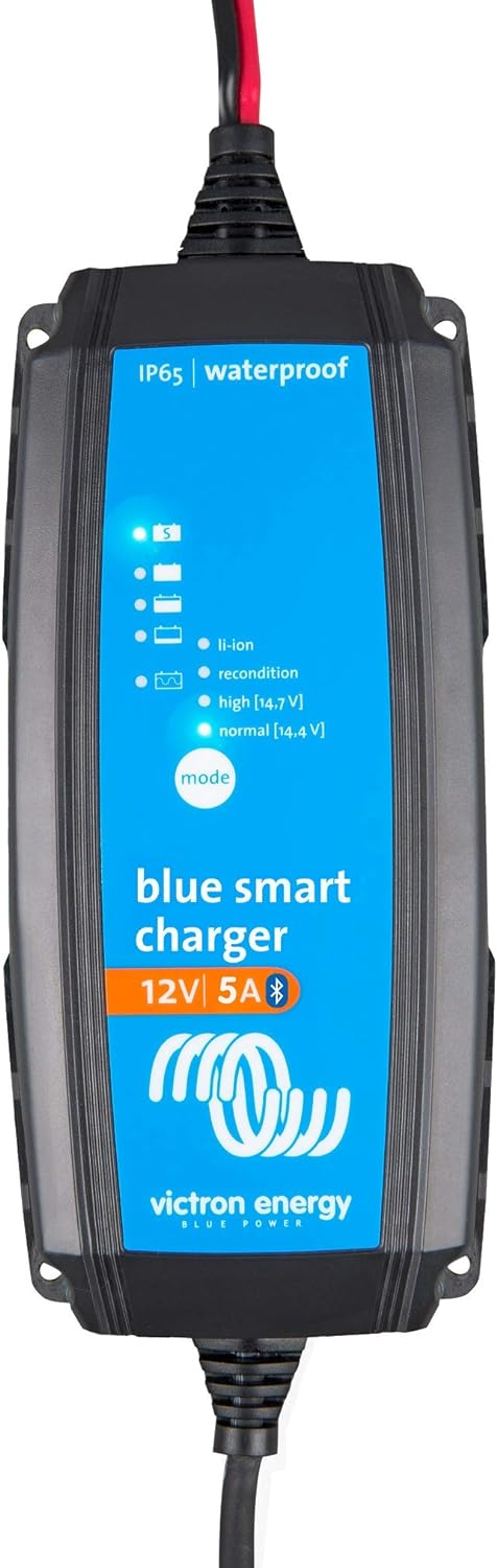 Victron IP65 Blue Smart Charger 12/5(1) 120V NEMA 1-15P