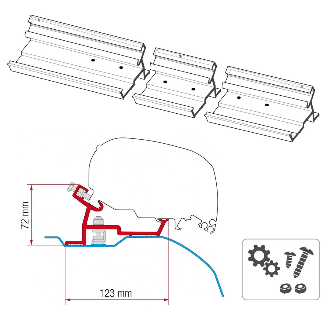 Fiamma F80s Promaster Brackets (98655-Z101 / 98655-904)