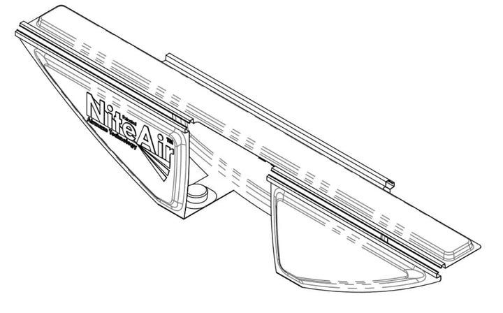 Niteair Maxxfan Flow-through Vent Cover