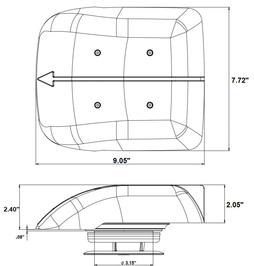 Roof Fan – 12V Winglet