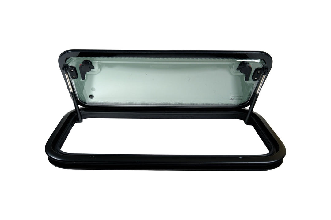 Glass & Acrylic Dual Pane Camper Windows 700x300mm (27.56"x11.81")