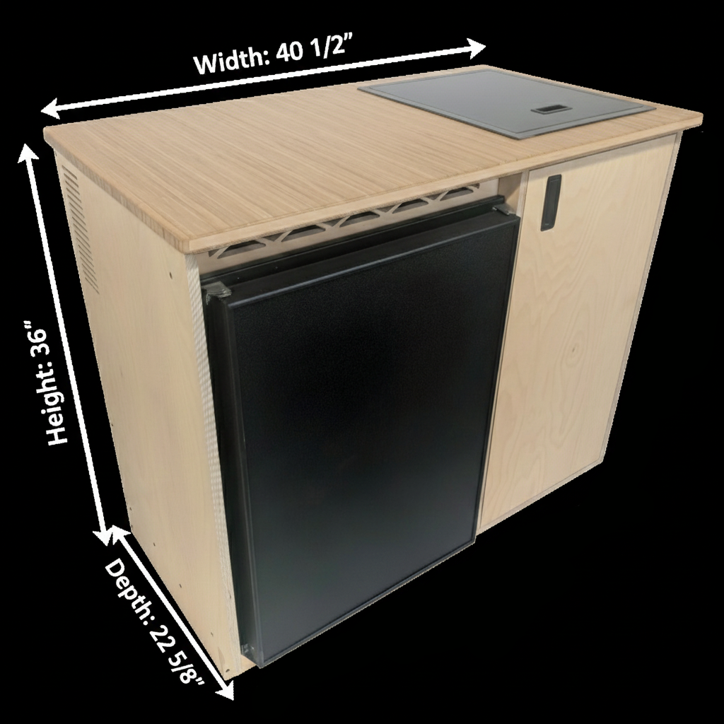 Sink and Fridge Galley Cabinet