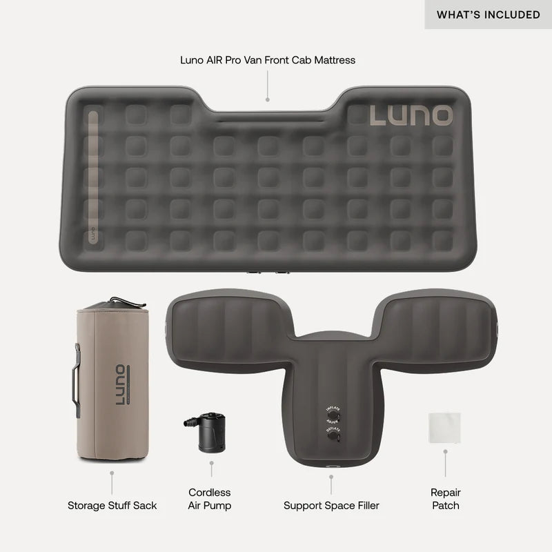LUNO AIR Pro Van Front Cab Mattress