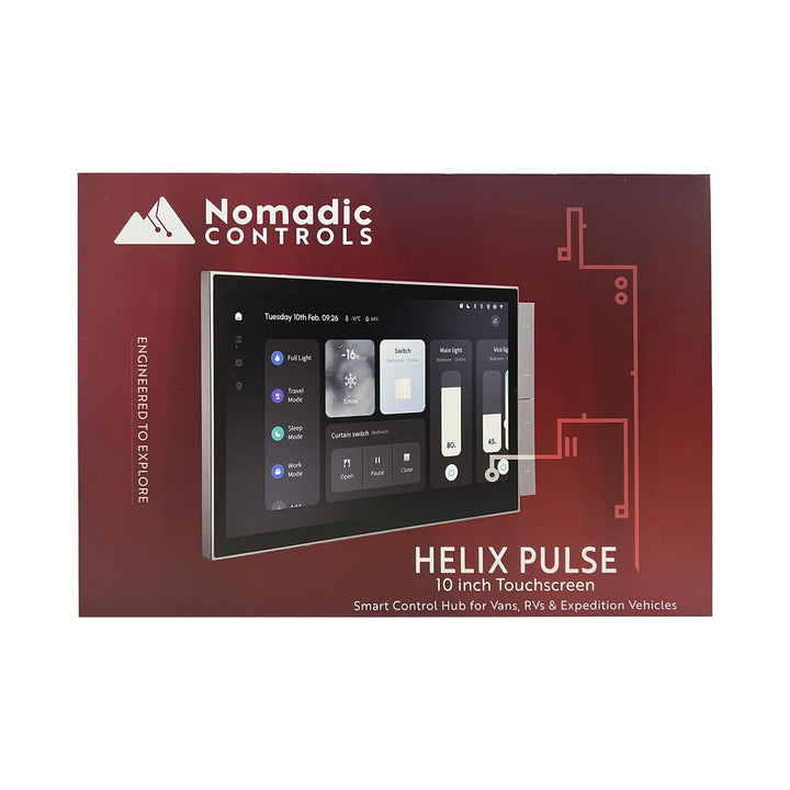 Helix Pulse - Smart Touchscreen Hub for Vans, RVS, and Off-Grid Setups