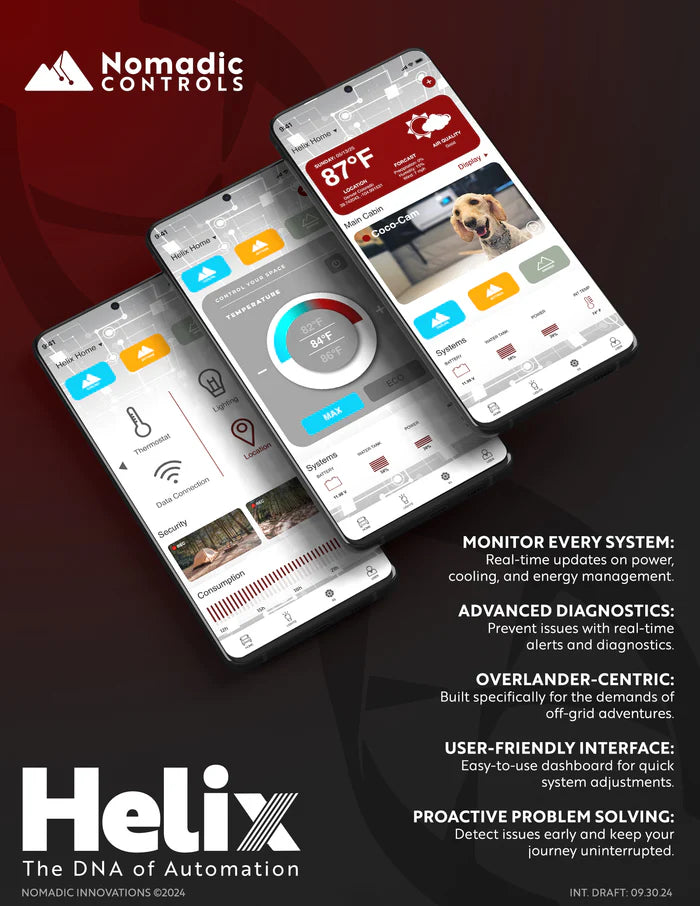 Nomadic Cooling X2 Helix 12V/48V Air Conditioner