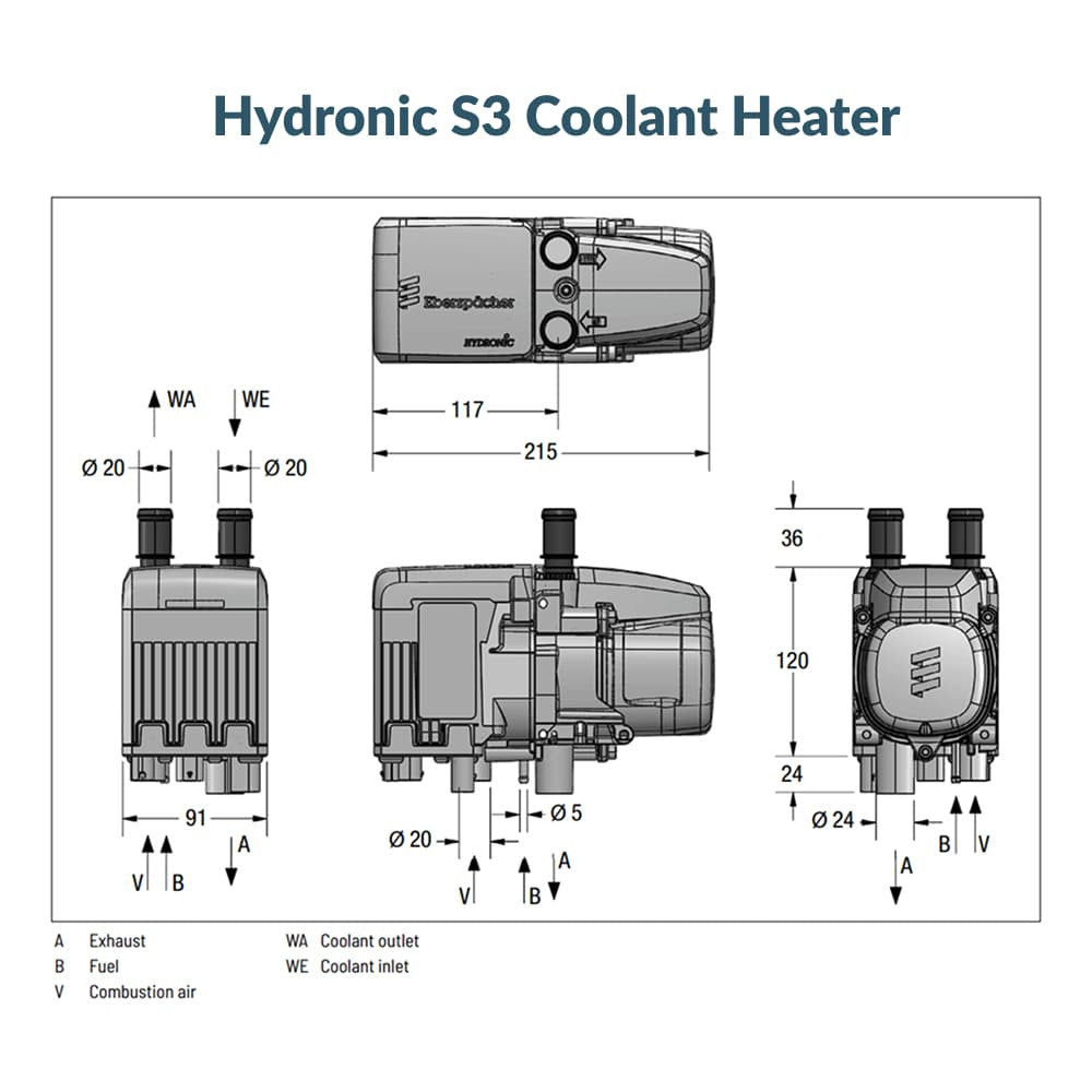 Espar Aqua Heater Kit - Diesel