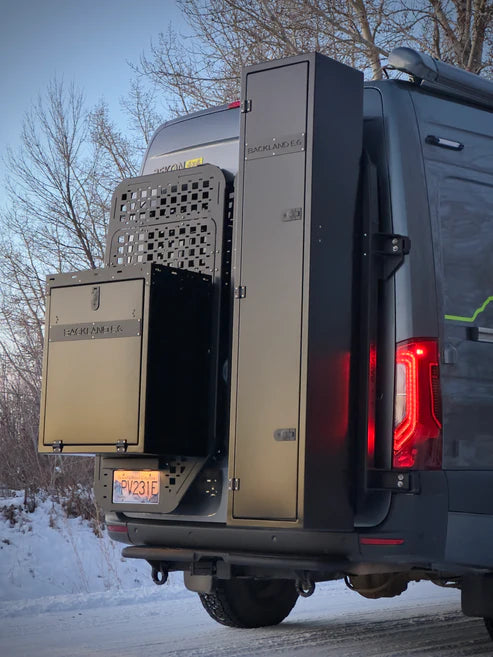 Sprinter Rv's Back Racks Backland Expedition - Sprinter OX Ski & Board Box – Curious Campervans