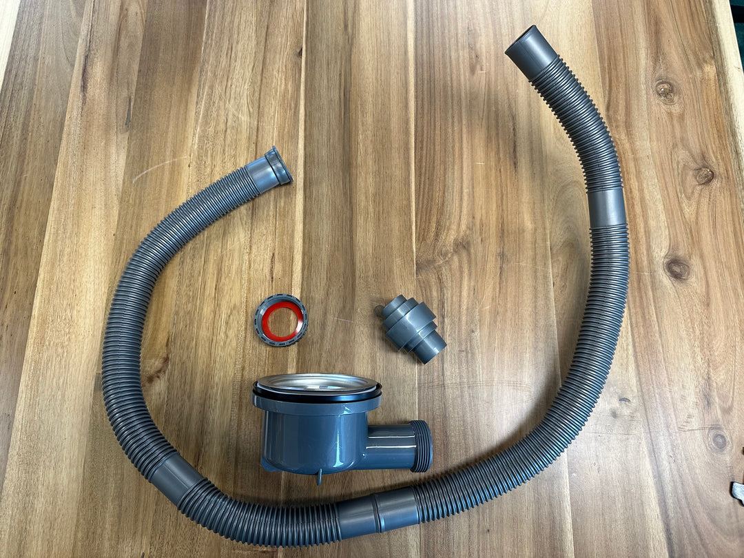 Black Stainless Steel Camper Van RV Sink | Folding Faucet and Soap Dispenser