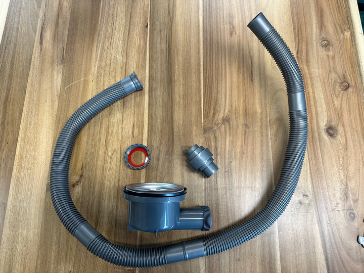 Black Stainless Steel Camper Van RV Sink | Folding Faucet and Soap Dispenser