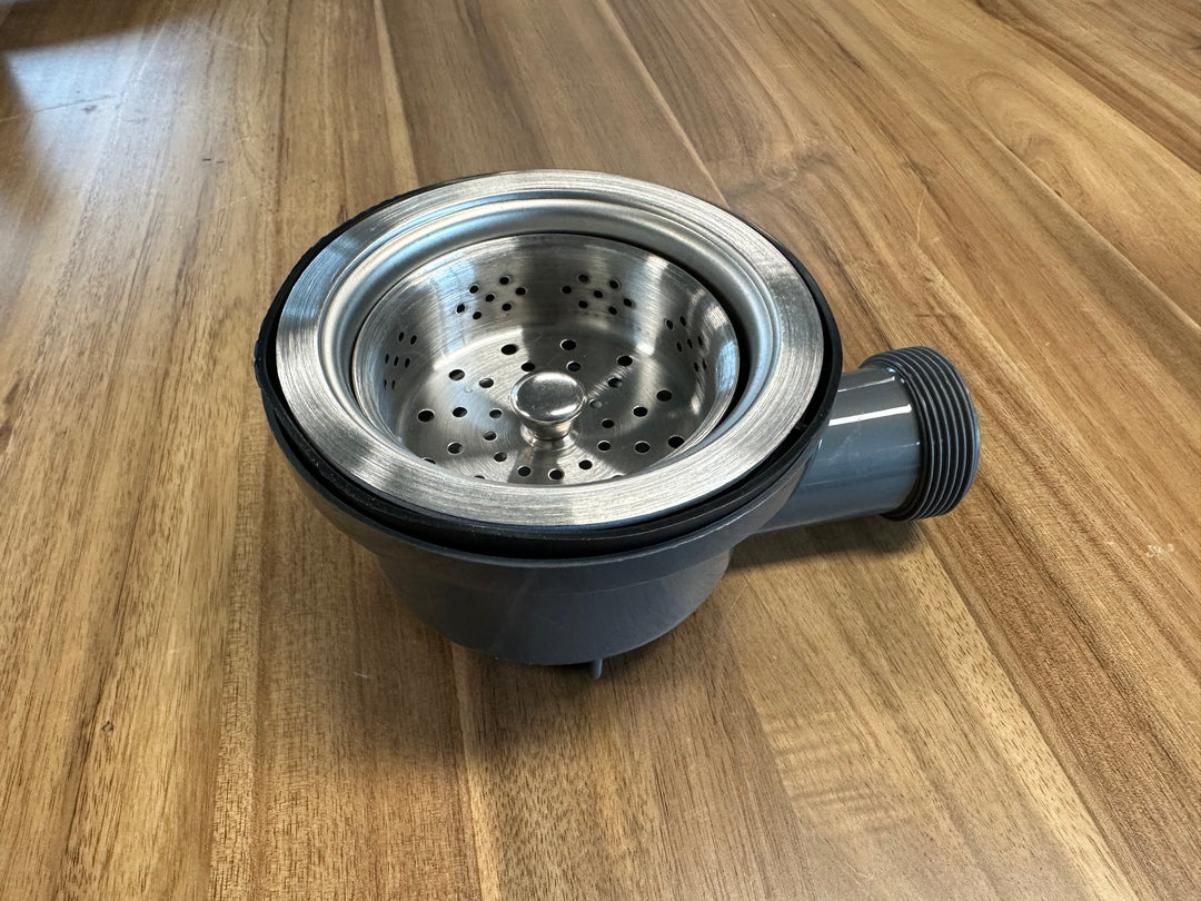 Black Stainless Steel Camper Van RV Sink | Folding Faucet and Soap Dispenser