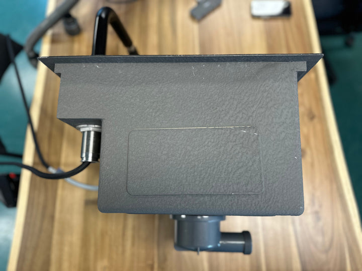 Black Stainless Steel Camper Van RV Sink | Folding Faucet and Soap Dispenser