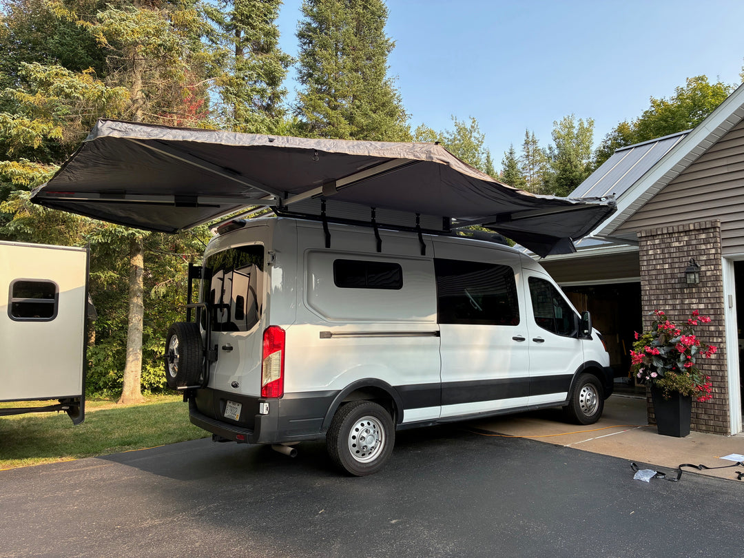 Ford Transit 148" Mid-Roof Rack by Curious Campervans