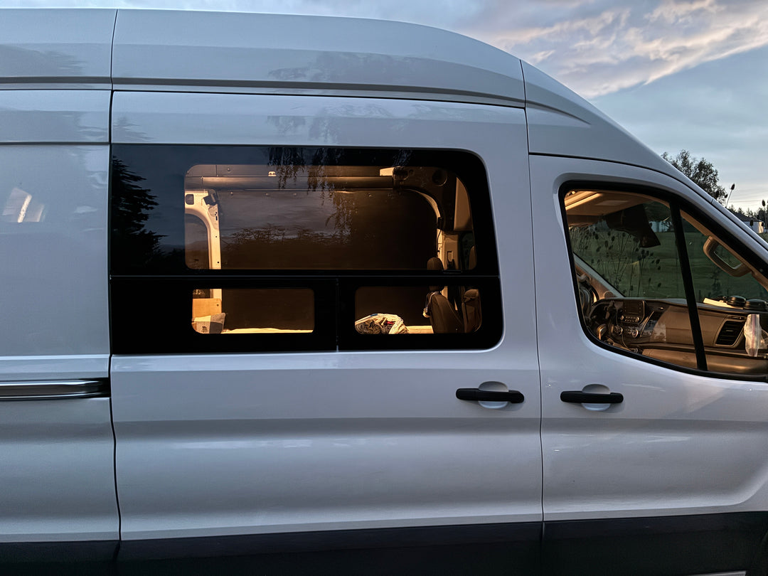 CRL Ford Transit T-Vent Passenger Side Sliding Door Window