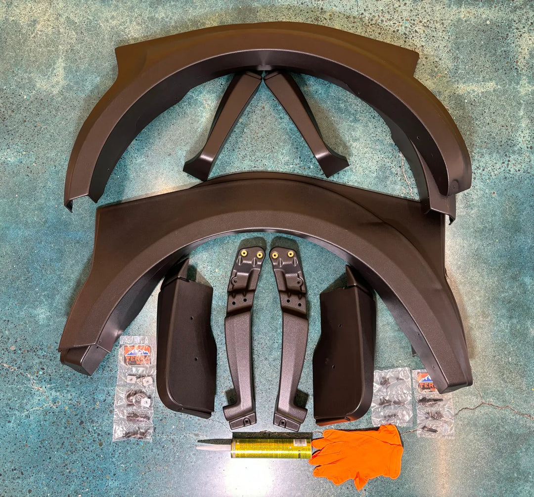 Desert Defender Classic Fender Flares – Rounded Rear Arch, Single Cut Install