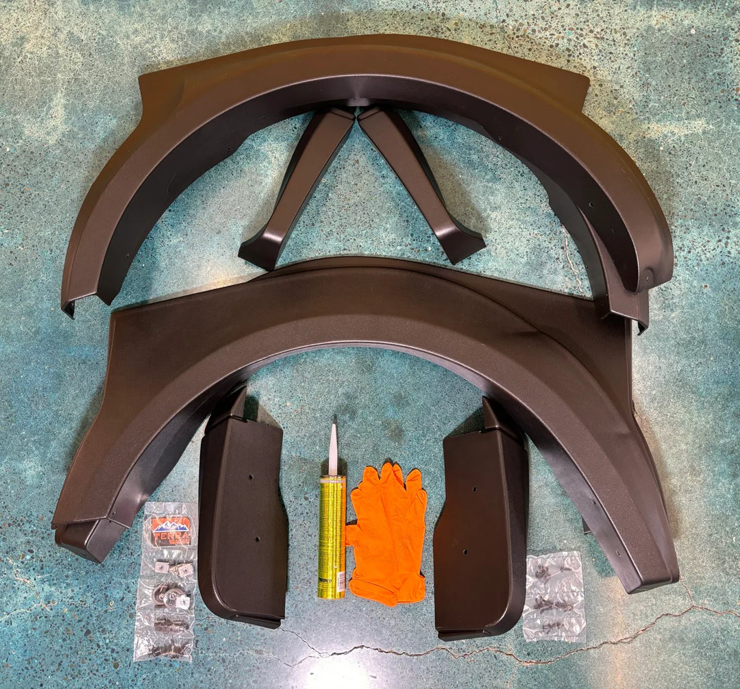 Desert Defender Classic Fender Flares – Rounded Rear Arch, Single Cut Install