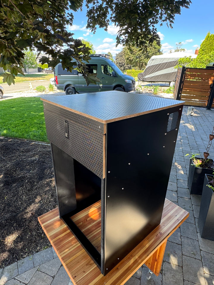 Metal Cabinet Galley for Campervan Conversion
