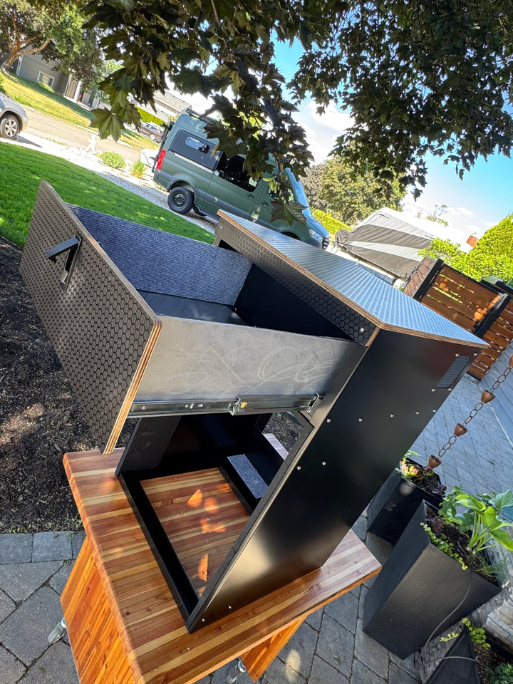 Metal Cabinet Galley for Campervan Conversion