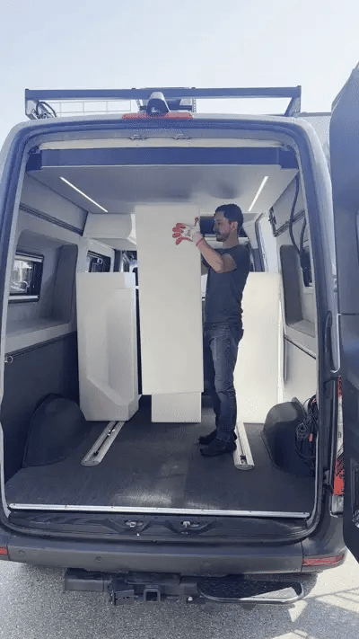 Expandable Elevator Bed