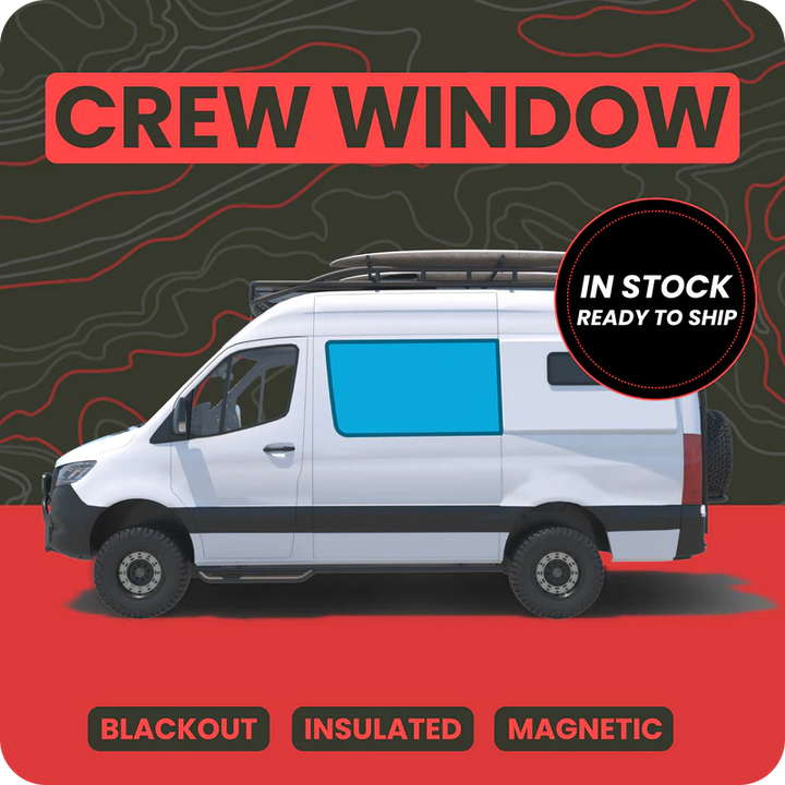 The Wanderful Sprinter Crew Window Cover