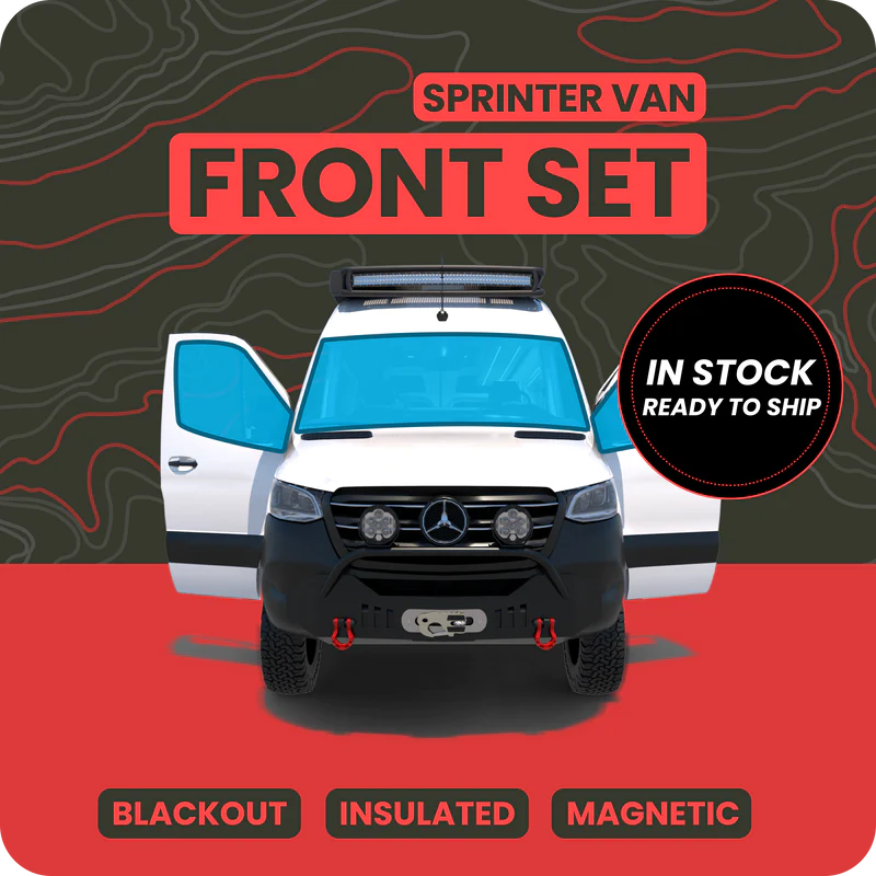 Sprinter Front Cab Window Cover Set - Wanderful
