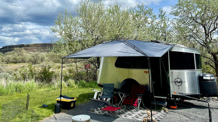 MoonShade Awning - The Most Versatile and Portable Awning for Any Occasion