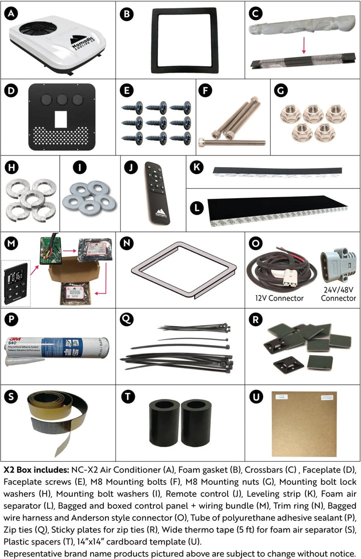 Nomadic Cooling X2 24V Air Conditioner
