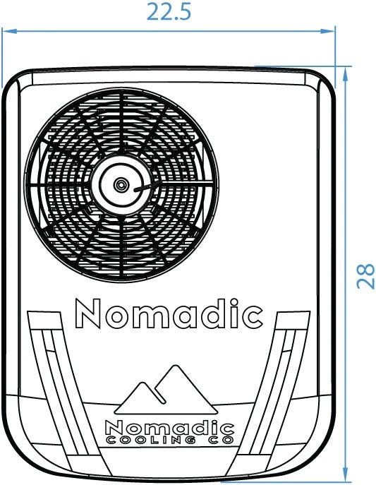 Nomadic Cooling X2 24V Air Conditioner