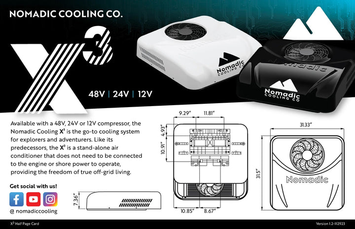 Nomadic Cooling X3 12V Air Conditioner