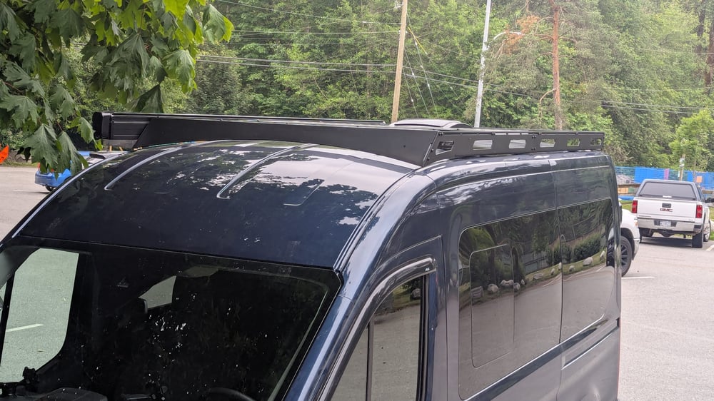 Ford Transit 130" Mid-Roof Rack by Curious Campervans