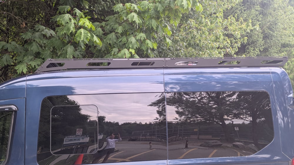 Ford Transit 130" Mid-Roof Rack by Curious Campervans