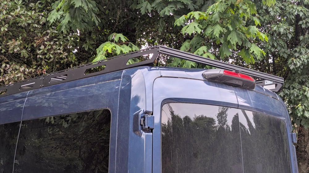 Ford Transit 130" Mid-Roof Rack by Curious Campervans