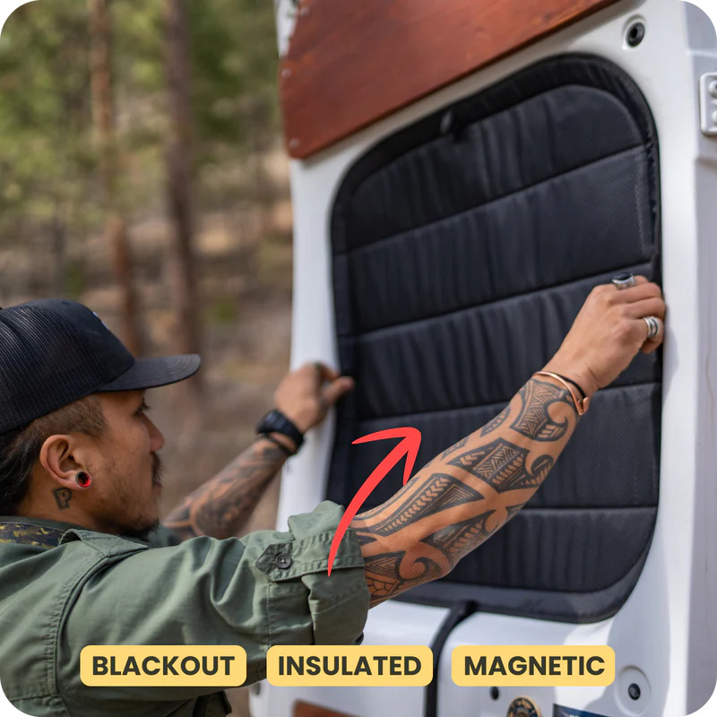 The Wanderful Promaster Rear Window Cover Set