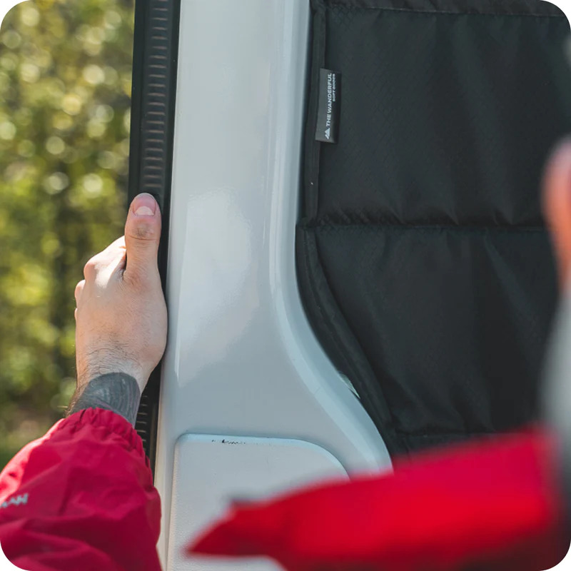 Dual Cab Rear Window Protector Promaster Rear Window Cover Set - Wanderful – Curious Campervans