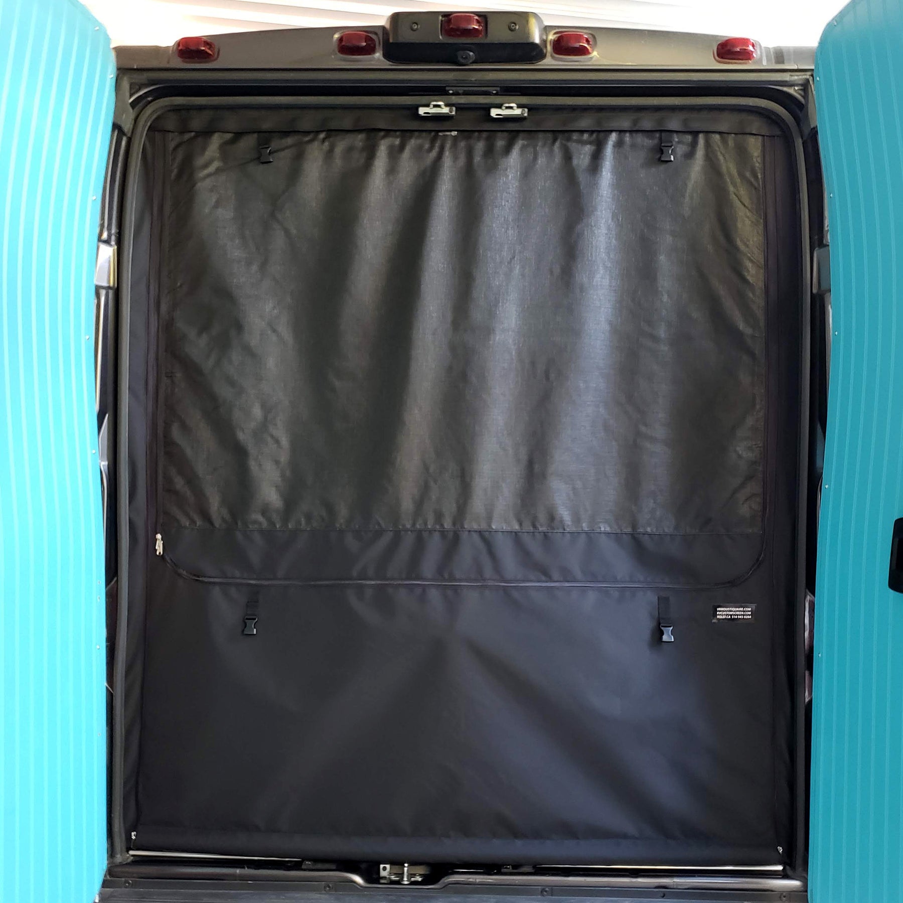 Window Screens Promaster Rolef Bug Screen - Promaster Rear Doors – Curious Campervans