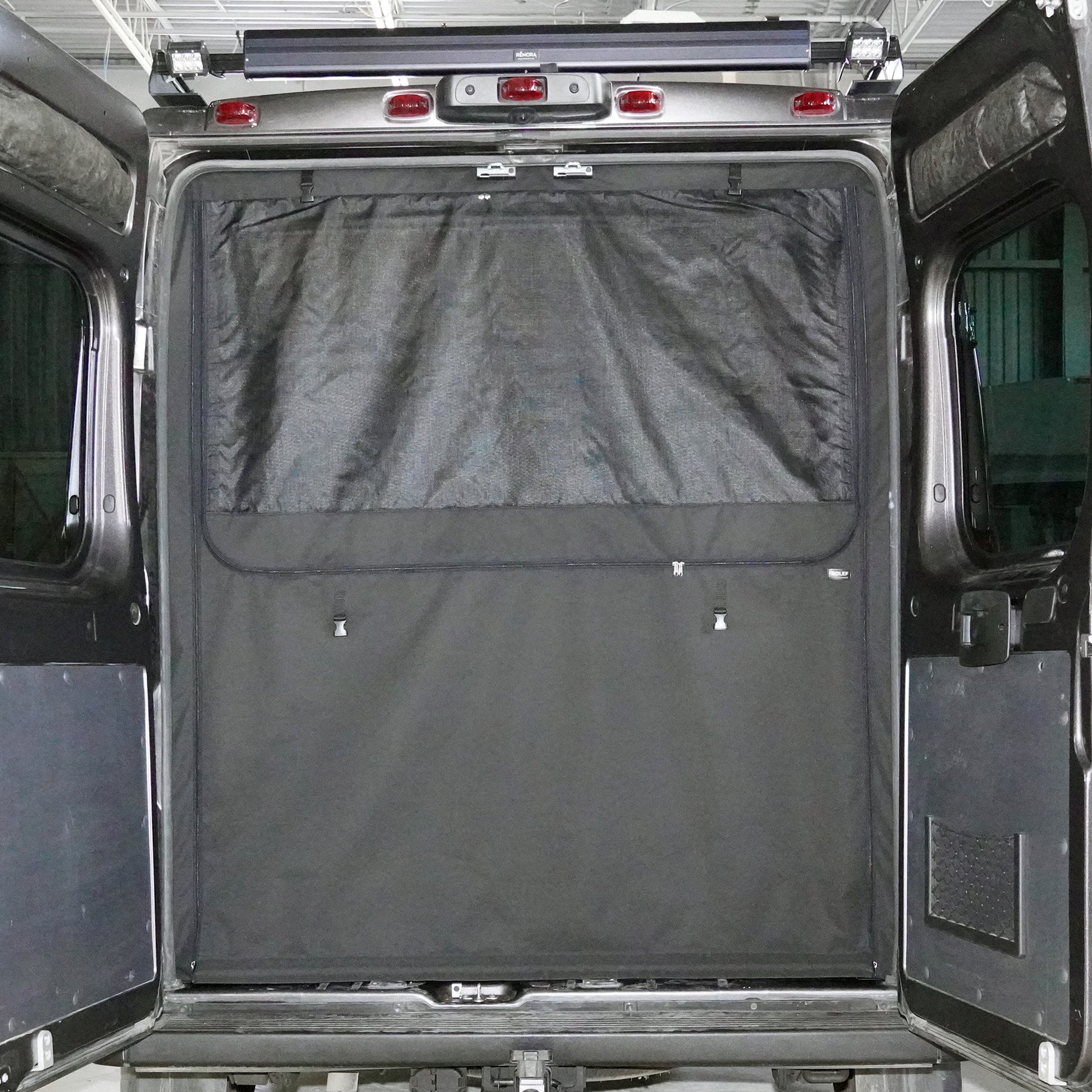 Window Screens Promaster Rolef Bug Screen - Promaster Rear Doors – Curious Campervans