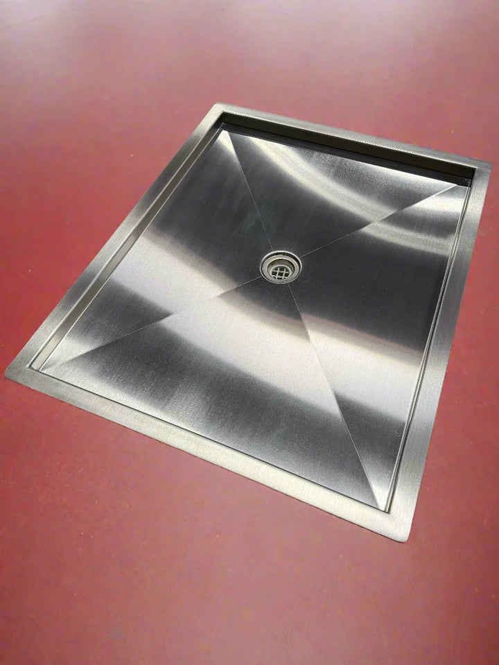 Stainless Steel In-Floor Shower Pan