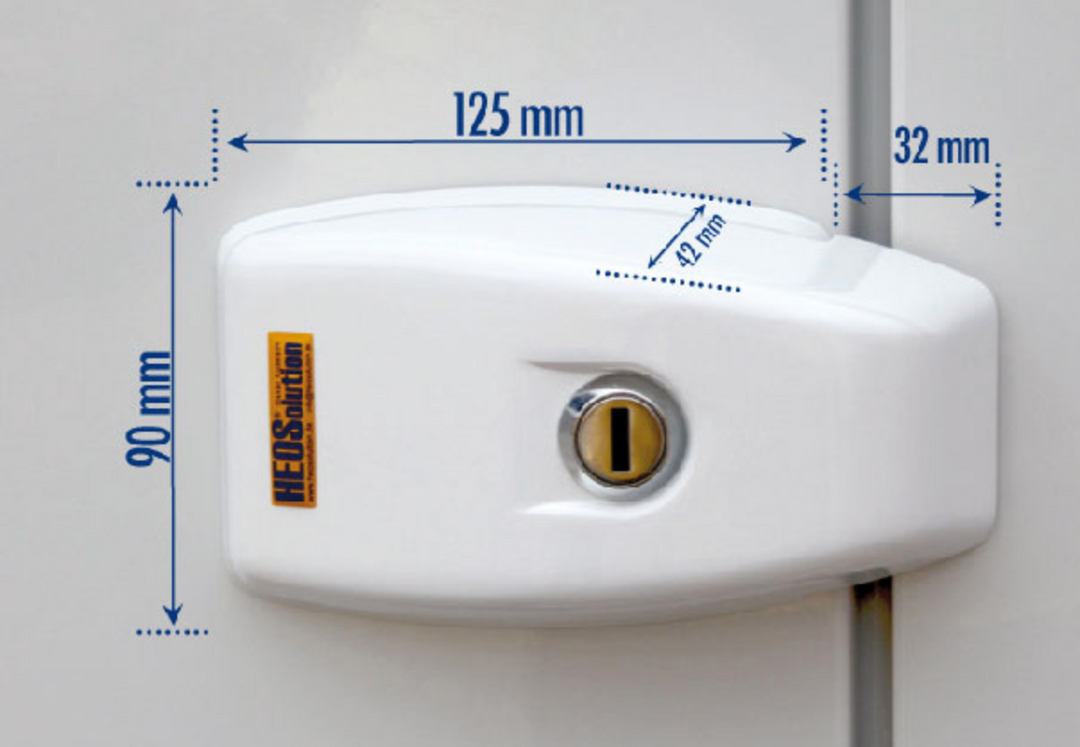 HEOS Swivel Security lock for Vans & Military trucks (Double Set)