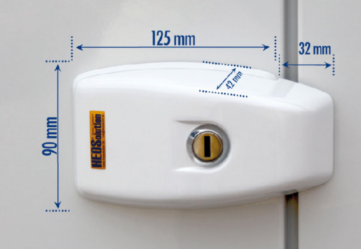 HEOS Swivel Security lock for Vans & Military trucks (Double Set)