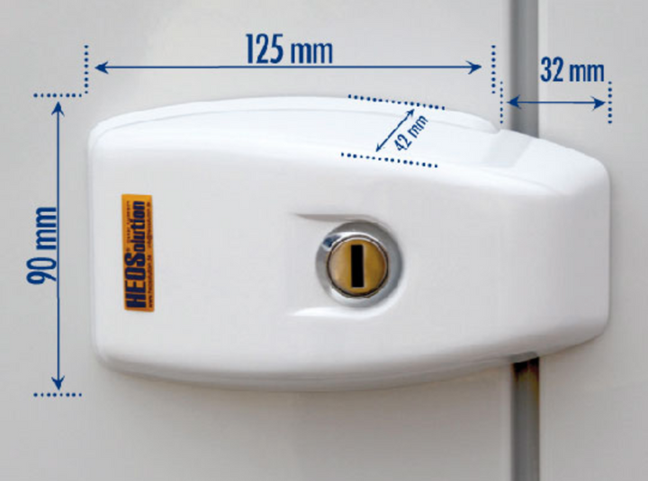 HEOS Swivel Security lock for Vans & Military trucks (Single Set)