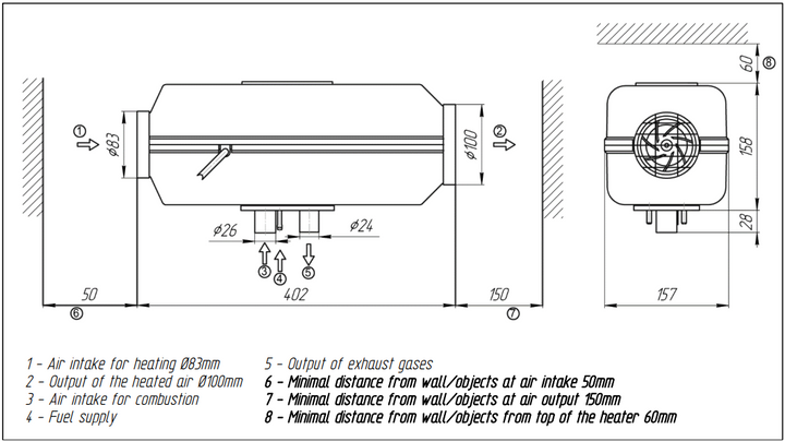 Planar (Autoterm) Diesel Air Heater 4D-HA