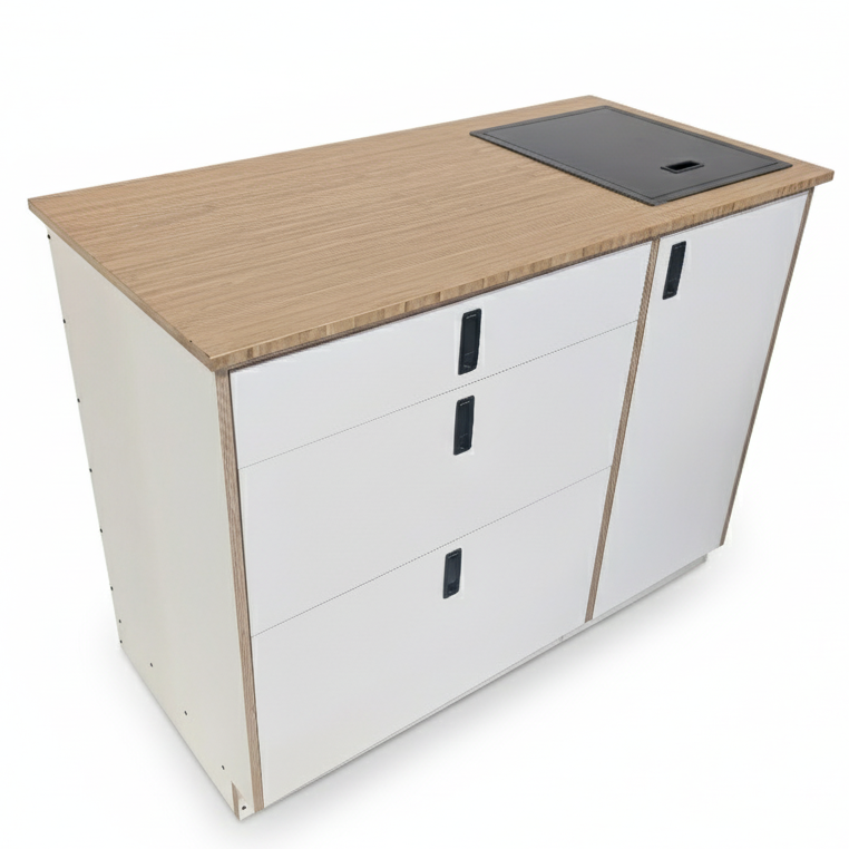 Sink and Storage Galley Cabinet