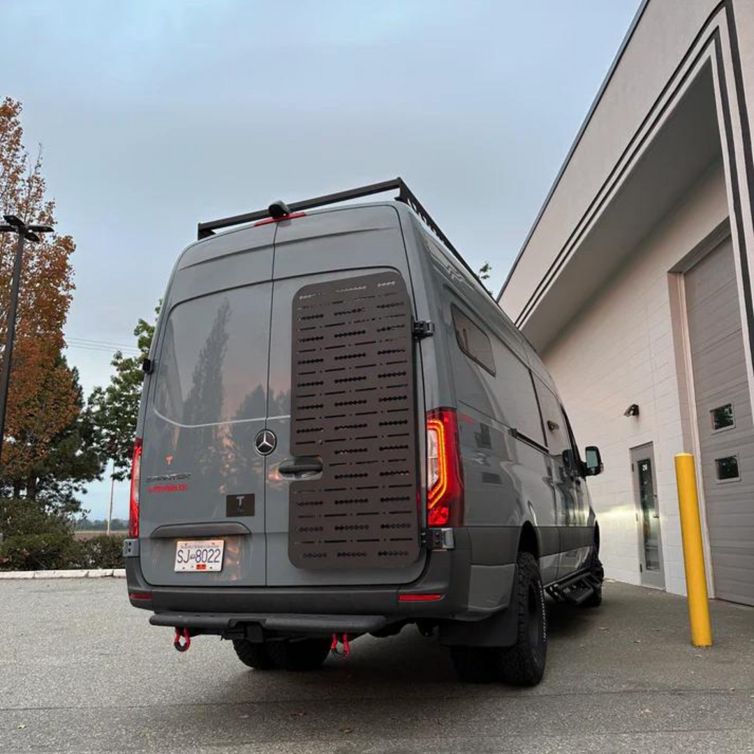 TecVan Sprinter Passenger Rear Door Aluminum Gear Rack – Curious Campervans