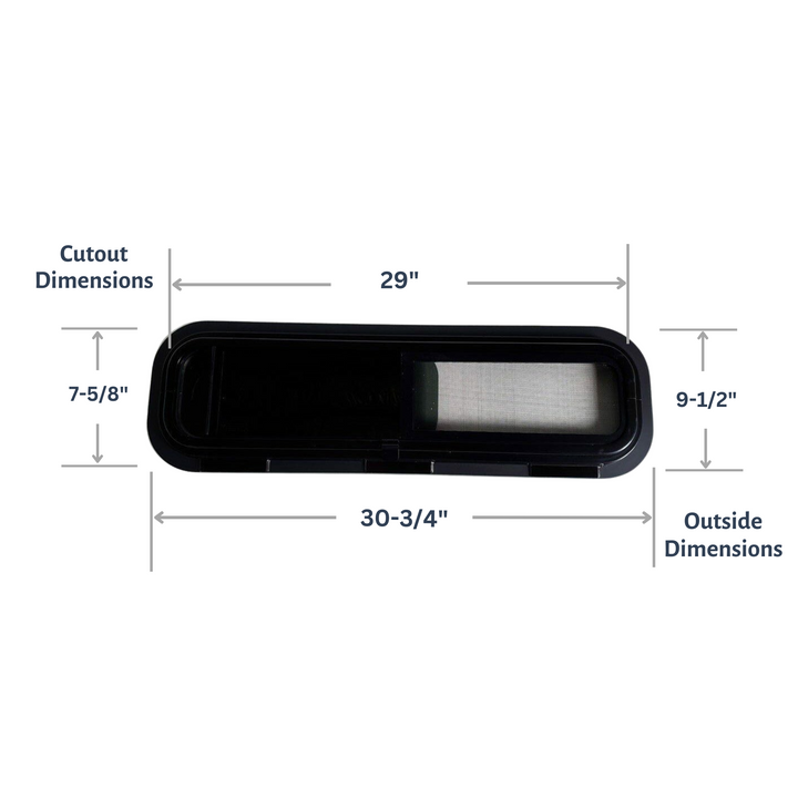 Universal Sliding Bunk Window Right - 780-240 R