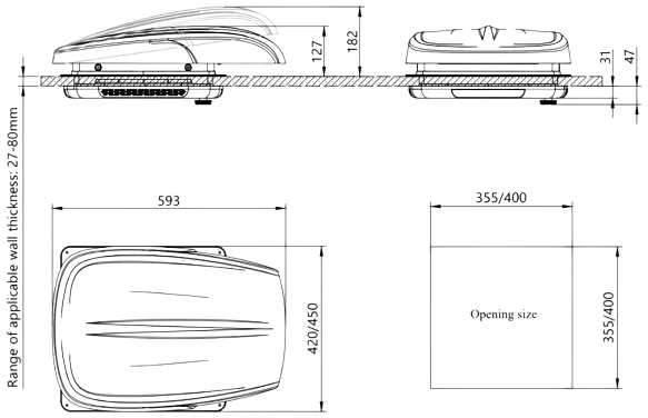 Airplus Roof Fan